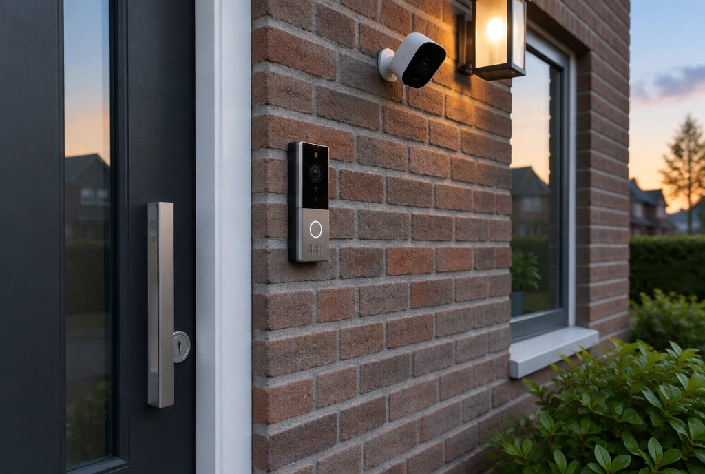 Intercom en camerabewaking (sfeerbeeld)