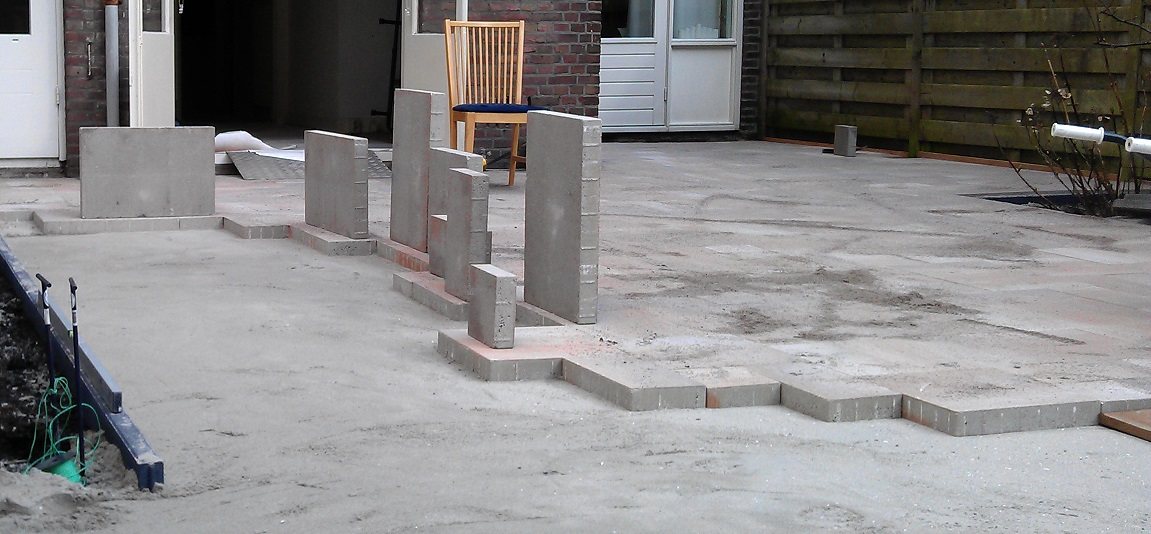 Tuin aangelegd door Hoveniers De Groot