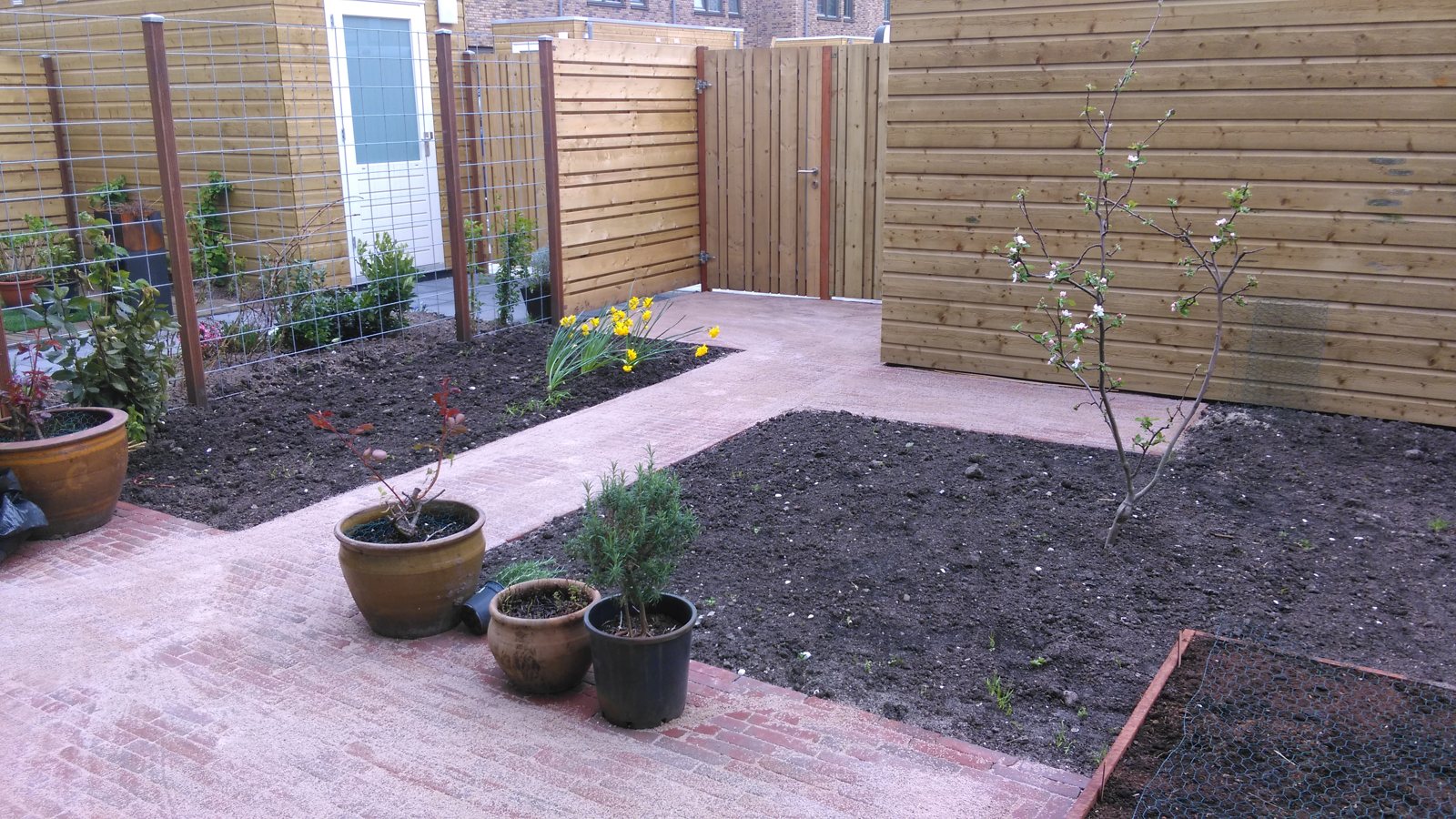Tuin aangelegd door Hoveniers De Groot