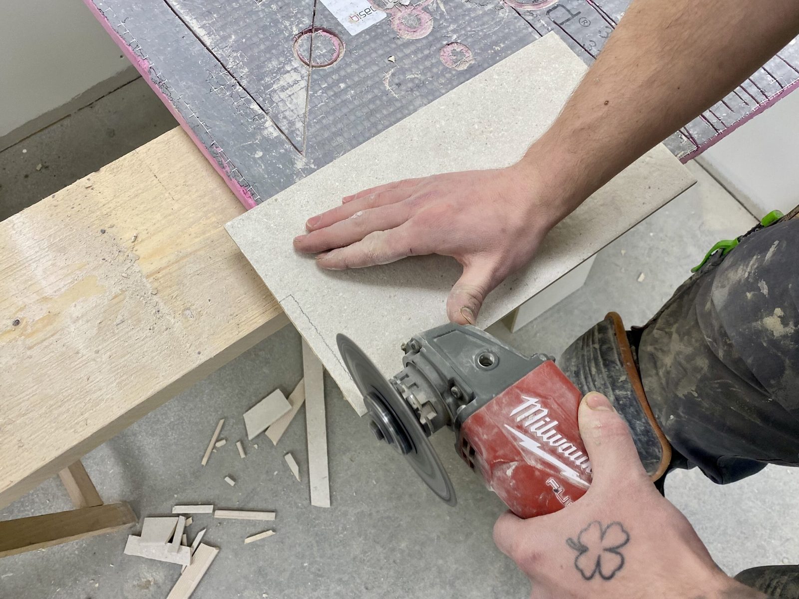 Herstelwerk door Tegelwerk Bakker