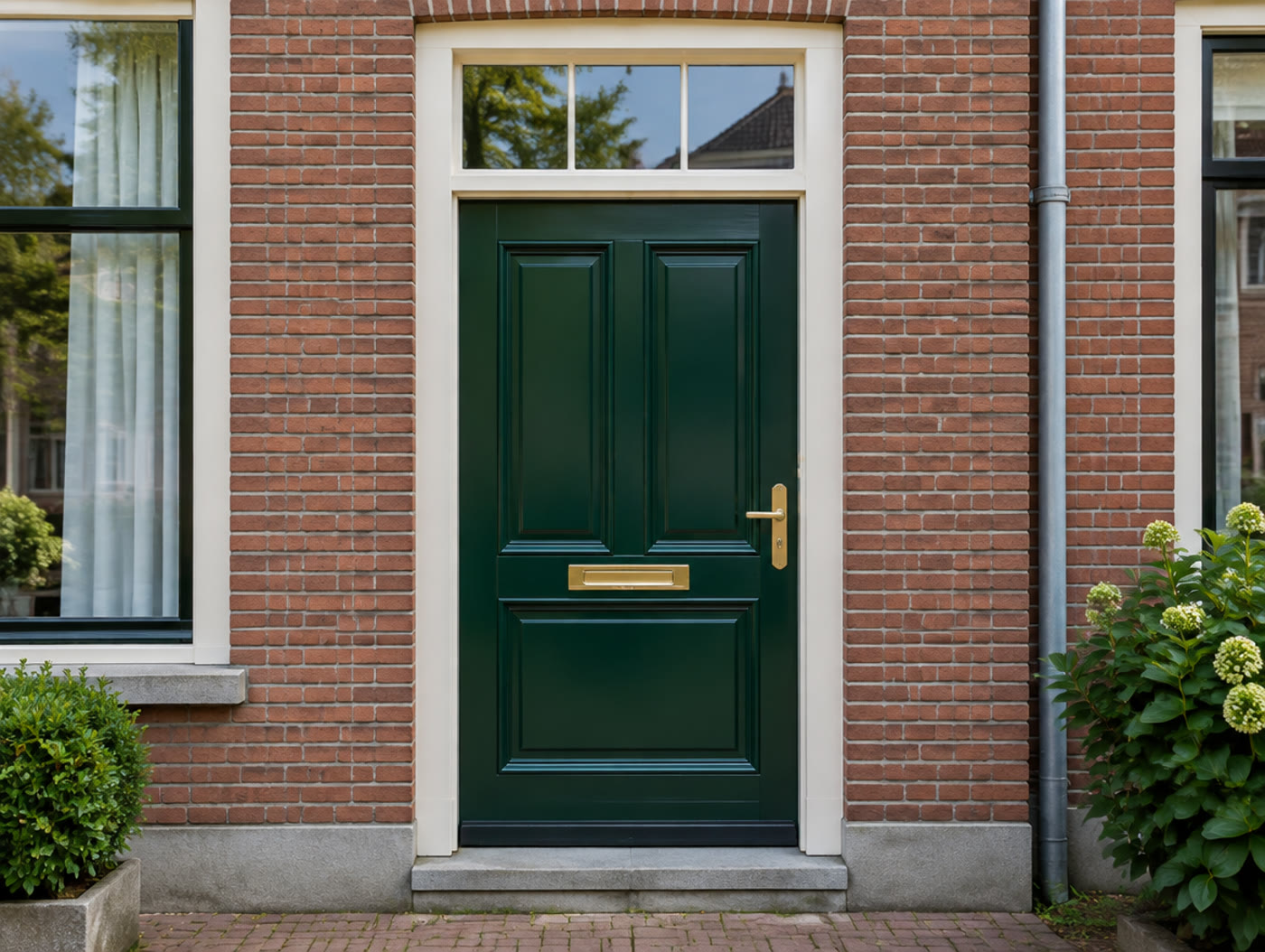 Herstelde voordeur