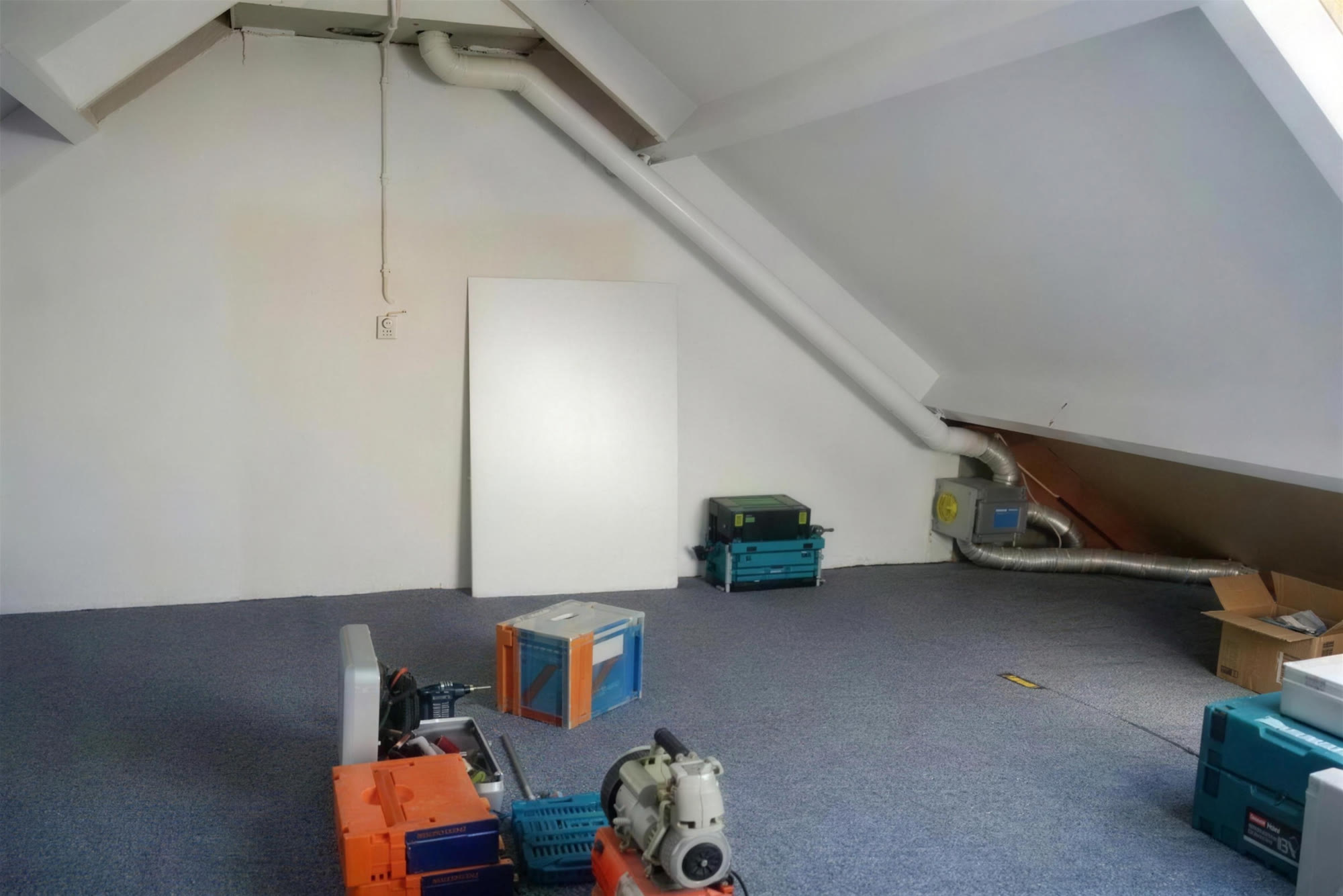 Zolder voor de verbouwing